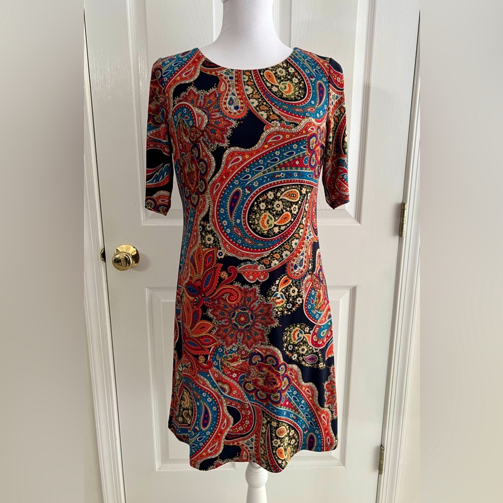 Tommy Hilfiger paisley & floral print dress 10P